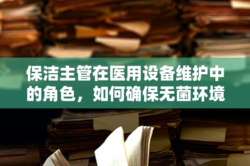 保洁主管在医用设备维护中的角色，如何确保无菌环境？